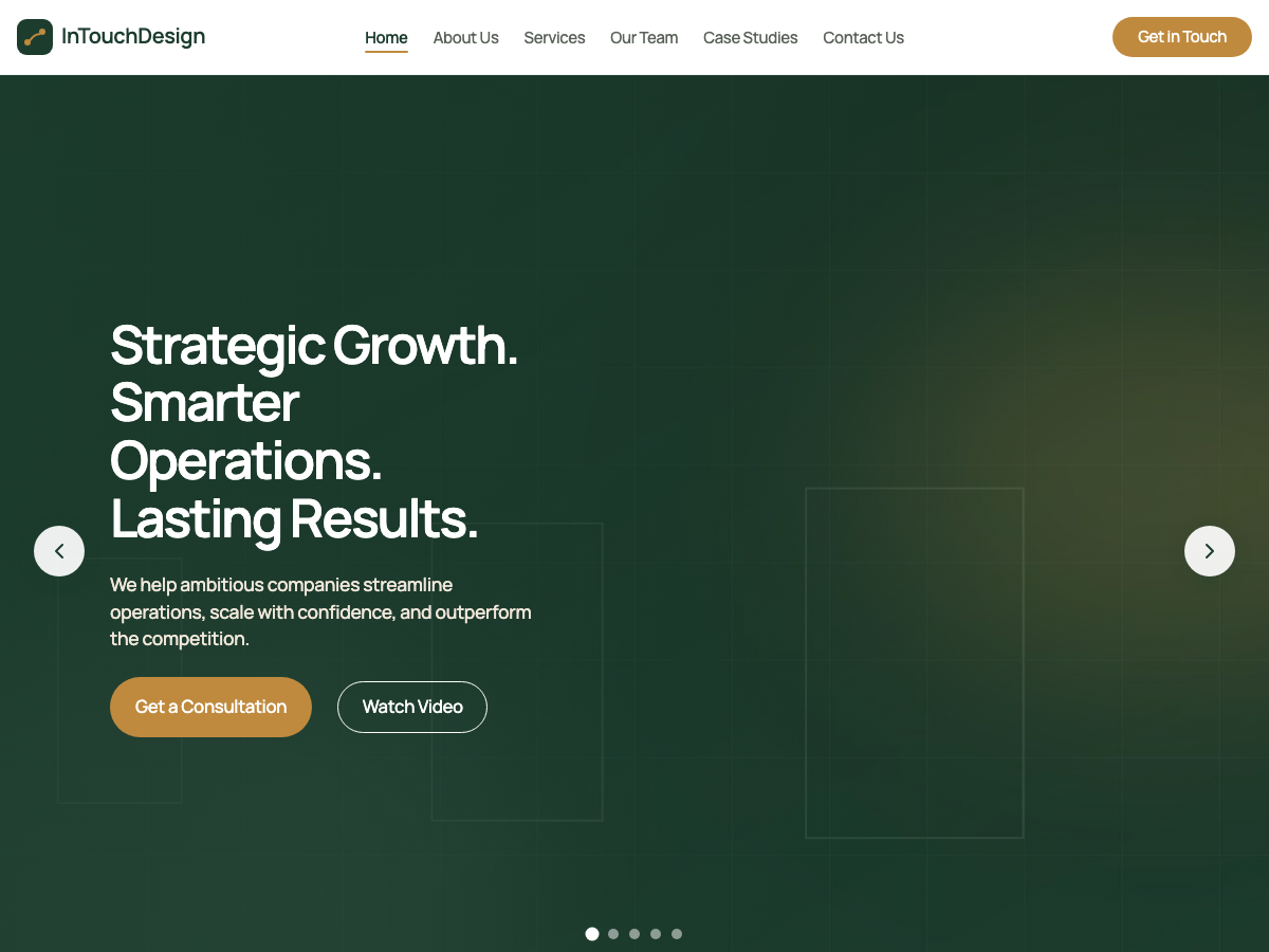 InTouchDesign Preview Wordpress Theme - Rating, Reviews, Preview, Demo & Download