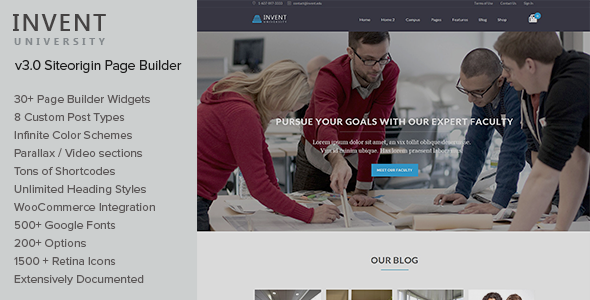 Invent Preview Wordpress Theme - Rating, Reviews, Preview, Demo & Download