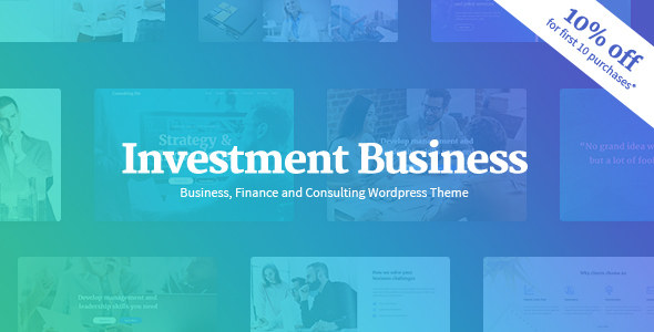 Investment Business Preview Wordpress Theme - Rating, Reviews, Preview, Demo & Download