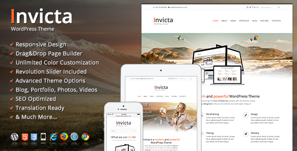 Invicta WordPress Preview Wordpress Theme - Rating, Reviews, Preview, Demo & Download