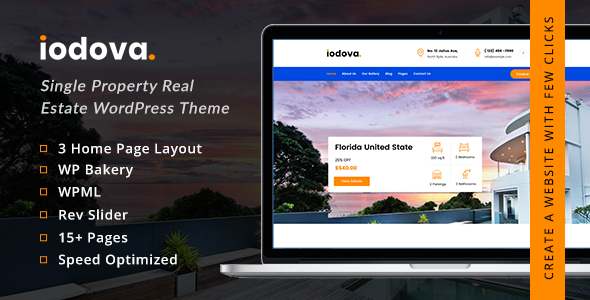 Iodova Preview Wordpress Theme - Rating, Reviews, Preview, Demo & Download
