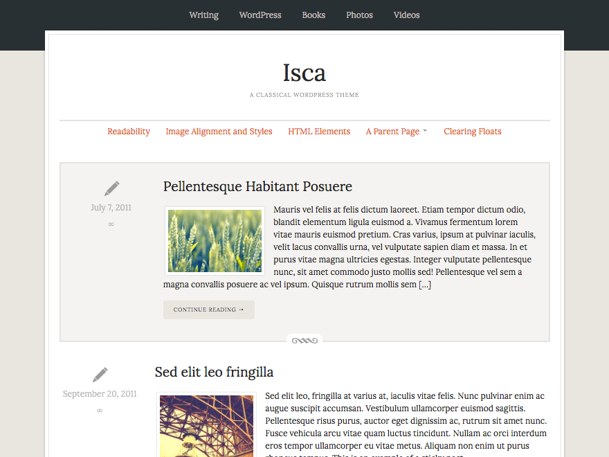 Isca Preview Wordpress Theme - Rating, Reviews, Preview, Demo & Download