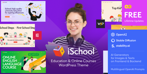 ISchool Preview Wordpress Theme - Rating, Reviews, Preview, Demo & Download