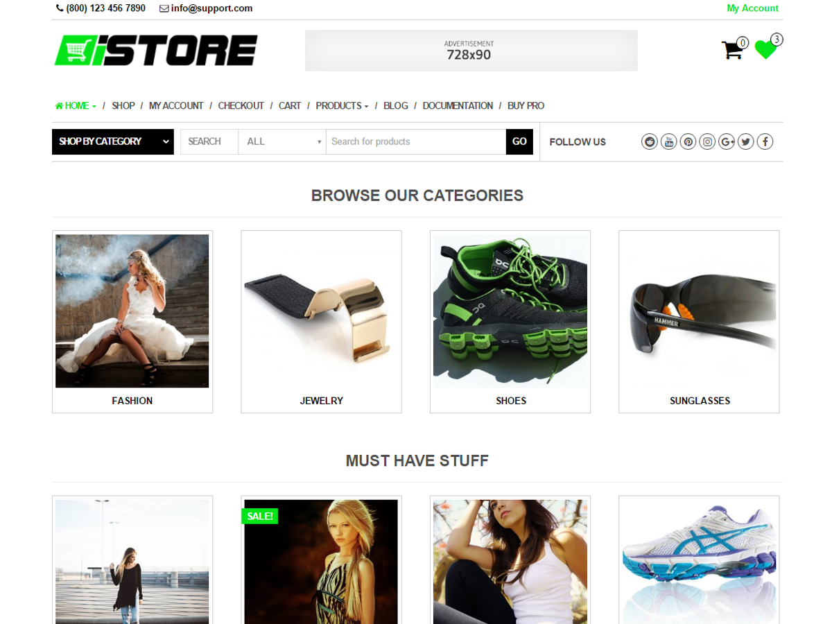 IStore Preview Wordpress Theme - Rating, Reviews, Preview, Demo & Download