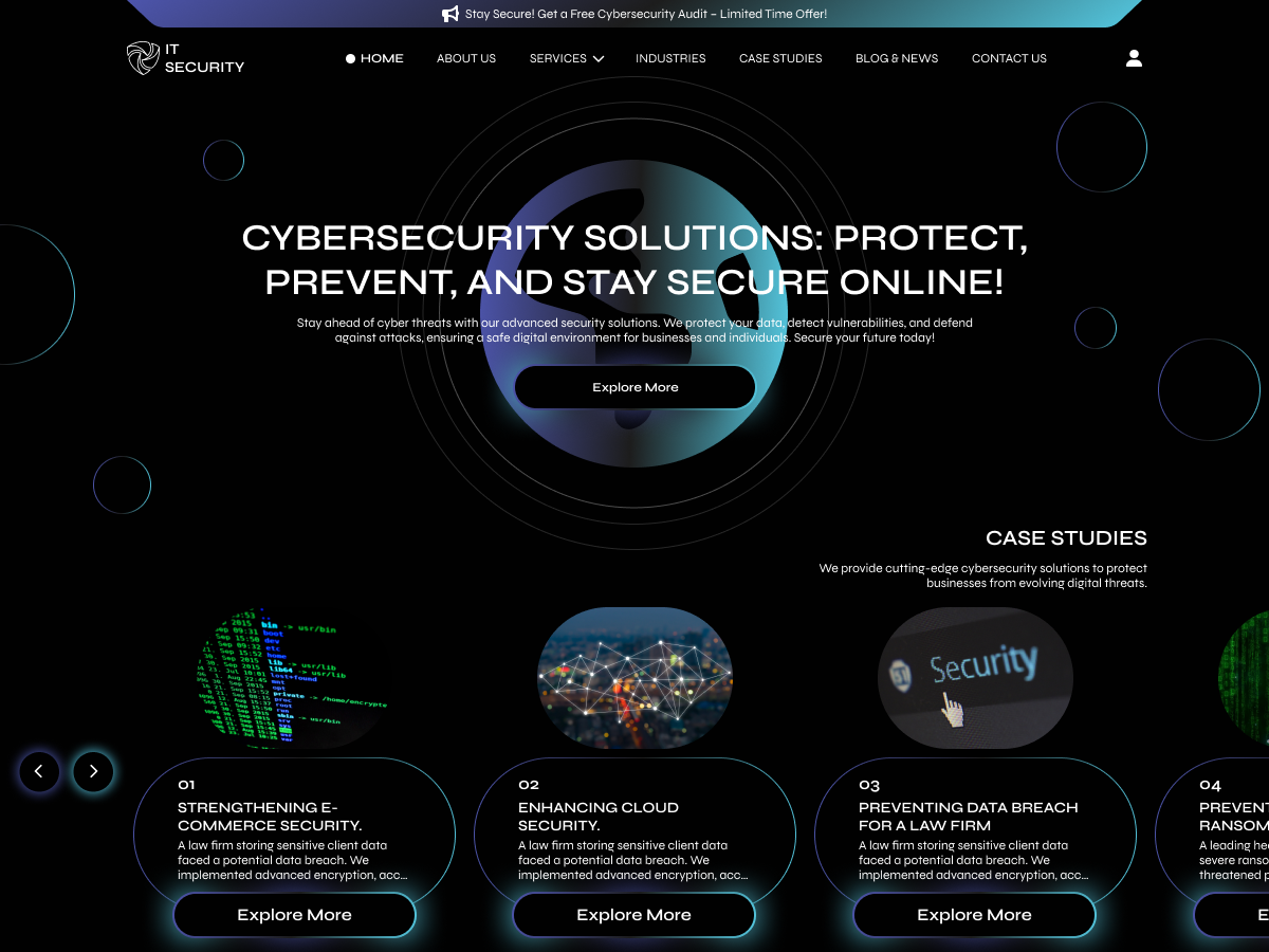 IT Security Preview Wordpress Theme - Rating, Reviews, Preview, Demo & Download