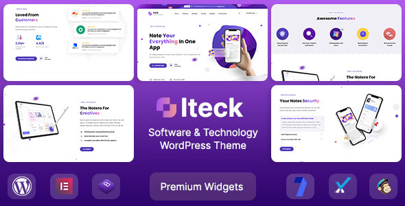 Iteck Preview Wordpress Theme - Rating, Reviews, Preview, Demo & Download