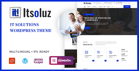 Itsoluz Preview Wordpress Theme - Rating, Reviews, Preview, Demo & Download