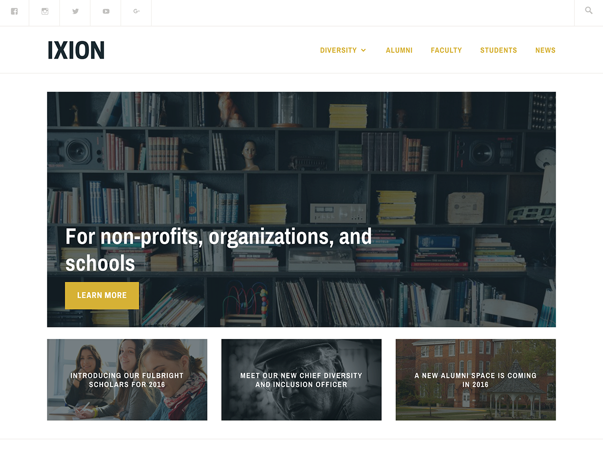 Ixion Preview Wordpress Theme - Rating, Reviews, Preview, Demo & Download