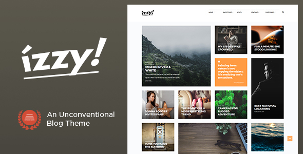 Izzy Preview Wordpress Theme - Rating, Reviews, Preview, Demo & Download
