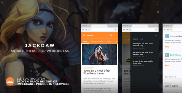 Jackdaw Preview Wordpress Theme - Rating, Reviews, Preview, Demo & Download