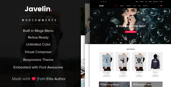 Javelin Preview Wordpress Theme - Rating, Reviews, Preview, Demo & Download