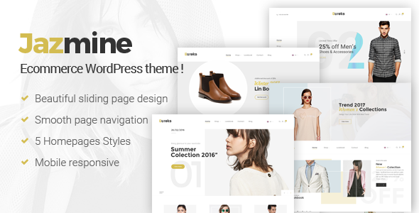 Jazmine Preview Wordpress Theme - Rating, Reviews, Preview, Demo & Download