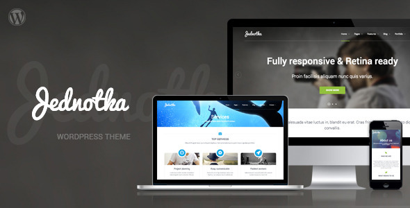 Jednotka Preview Wordpress Theme - Rating, Reviews, Preview, Demo & Download