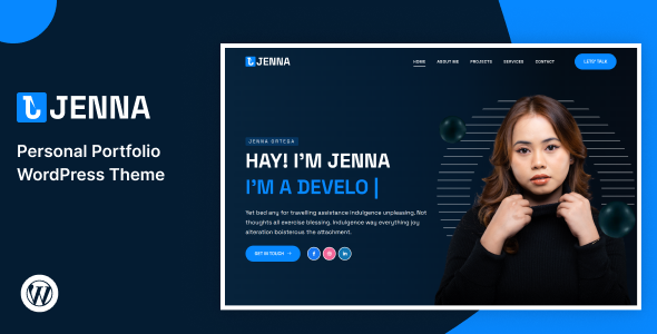 Jenna Preview Wordpress Theme - Rating, Reviews, Preview, Demo & Download