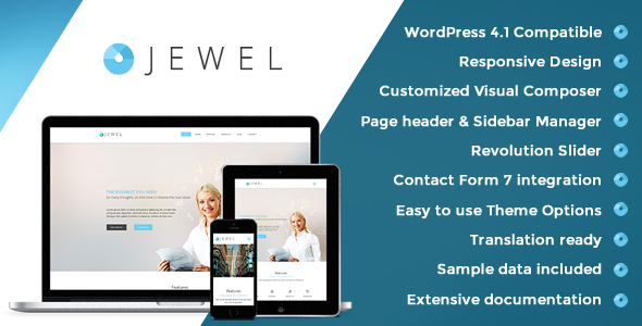 Jewel Preview Wordpress Theme - Rating, Reviews, Preview, Demo & Download