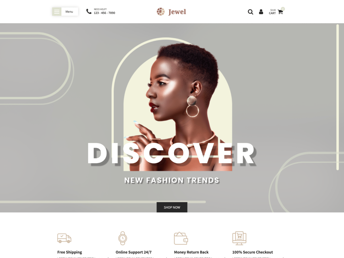 Jewel Store Preview Wordpress Theme - Rating, Reviews, Preview, Demo & Download