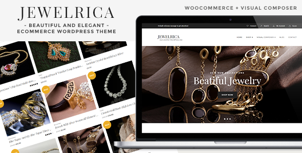 Jewelrica Preview Wordpress Theme - Rating, Reviews, Preview, Demo & Download