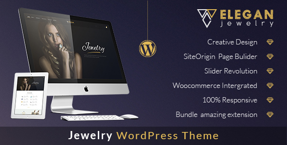 Jewelry Responsive Preview Wordpress Theme - Rating, Reviews, Preview, Demo & Download