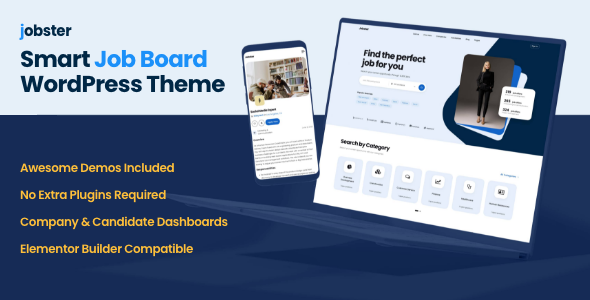 Jobster Preview Wordpress Theme - Rating, Reviews, Preview, Demo & Download