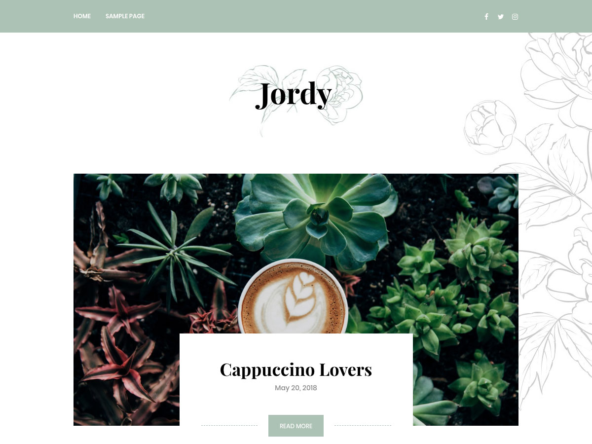 Jordy Preview Wordpress Theme - Rating, Reviews, Preview, Demo & Download
