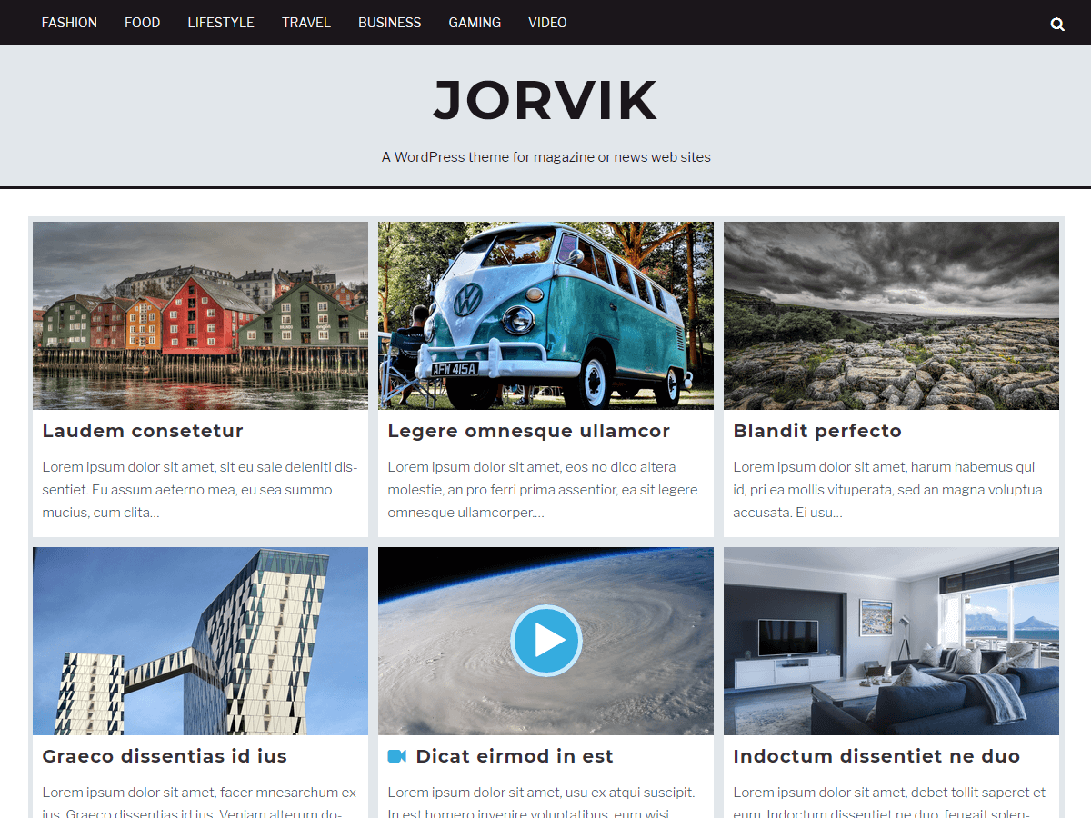 Jorvik Preview Wordpress Theme - Rating, Reviews, Preview, Demo & Download