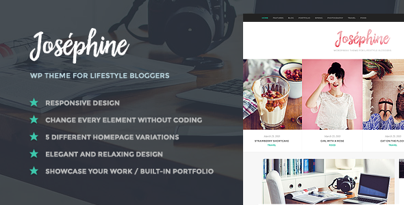 Josephine Preview Wordpress Theme - Rating, Reviews, Preview, Demo & Download