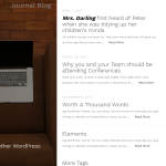 Journal Blog