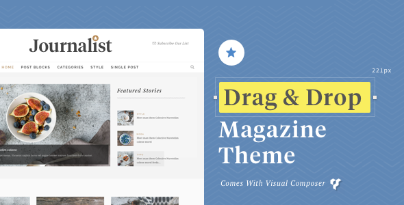 Journalist Preview Wordpress Theme - Rating, Reviews, Preview, Demo & Download