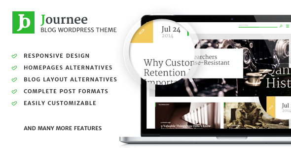 Journee Preview Wordpress Theme - Rating, Reviews, Preview, Demo & Download