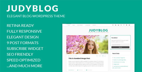 JudyBlog Preview Wordpress Theme - Rating, Reviews, Preview, Demo & Download