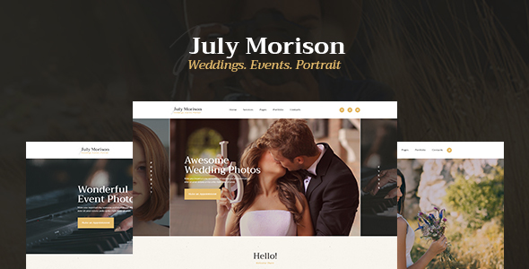July Morison Preview Wordpress Theme - Rating, Reviews, Preview, Demo & Download