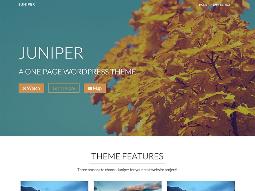 Juniper Preview Wordpress Theme - Rating, Reviews, Preview, Demo & Download