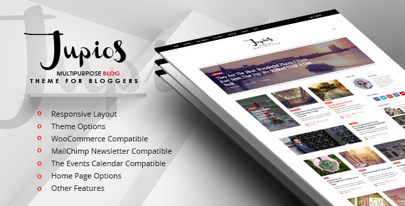 Jupios Preview Wordpress Theme - Rating, Reviews, Preview, Demo & Download