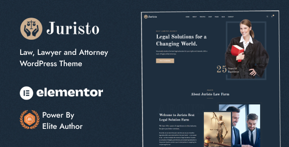 Juristo Preview Wordpress Theme - Rating, Reviews, Preview, Demo & Download