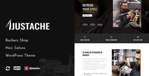 Justache Preview Wordpress Theme - Rating, Reviews, Preview, Demo & Download