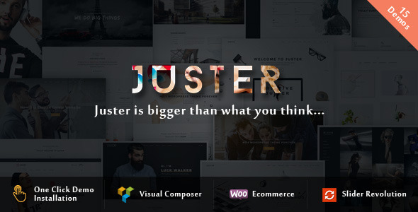 Juster Multi Preview Wordpress Theme - Rating, Reviews, Preview, Demo & Download