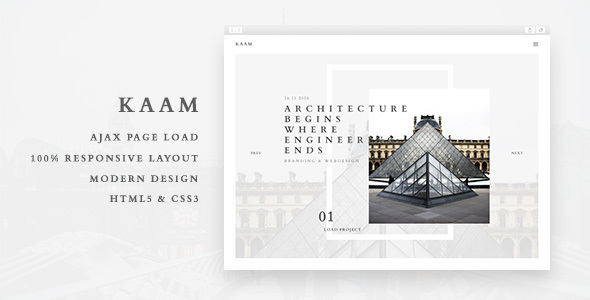Kaam Preview Wordpress Theme - Rating, Reviews, Preview, Demo & Download