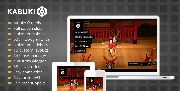 Kabuki Preview Wordpress Theme - Rating, Reviews, Preview, Demo & Download