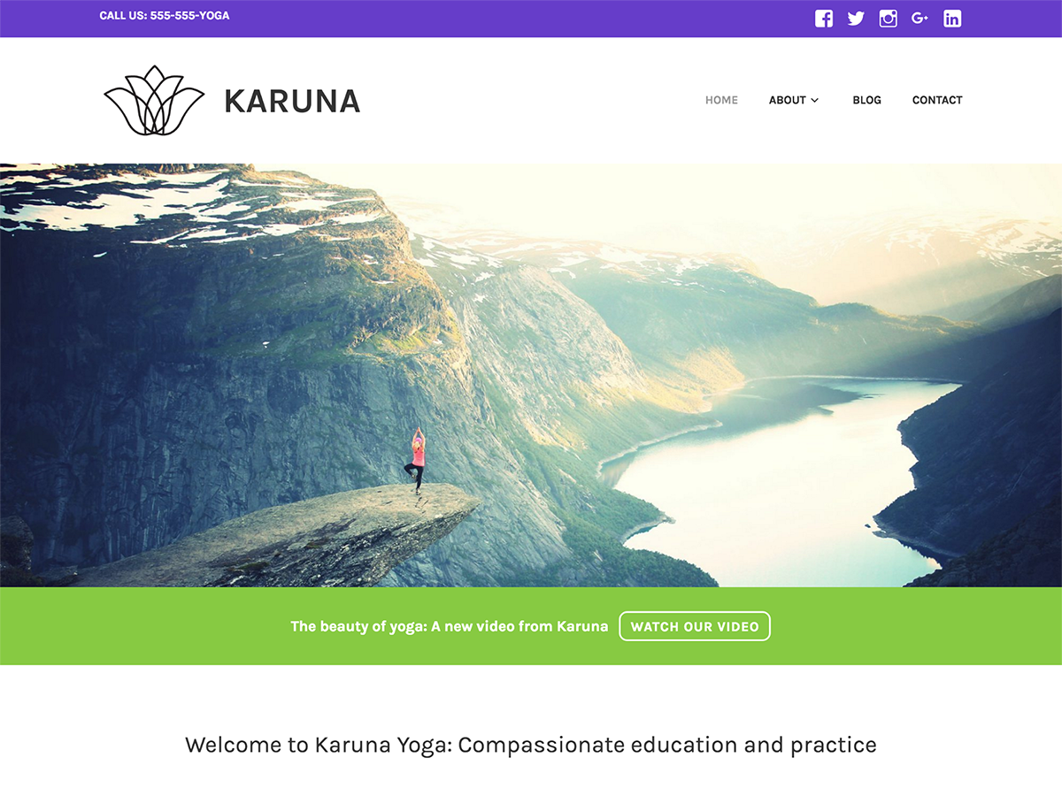 Karuna Preview Wordpress Theme - Rating, Reviews, Preview, Demo & Download