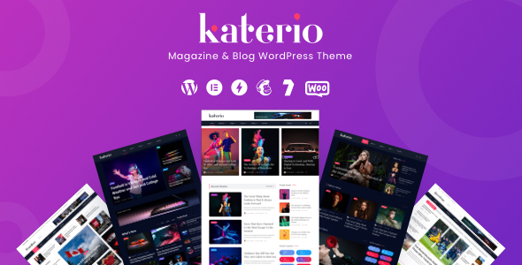 Katerio Preview Wordpress Theme - Rating, Reviews, Preview, Demo & Download