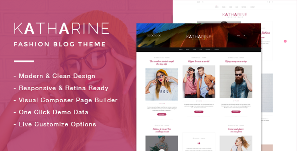 Katharine Preview Wordpress Theme - Rating, Reviews, Preview, Demo & Download
