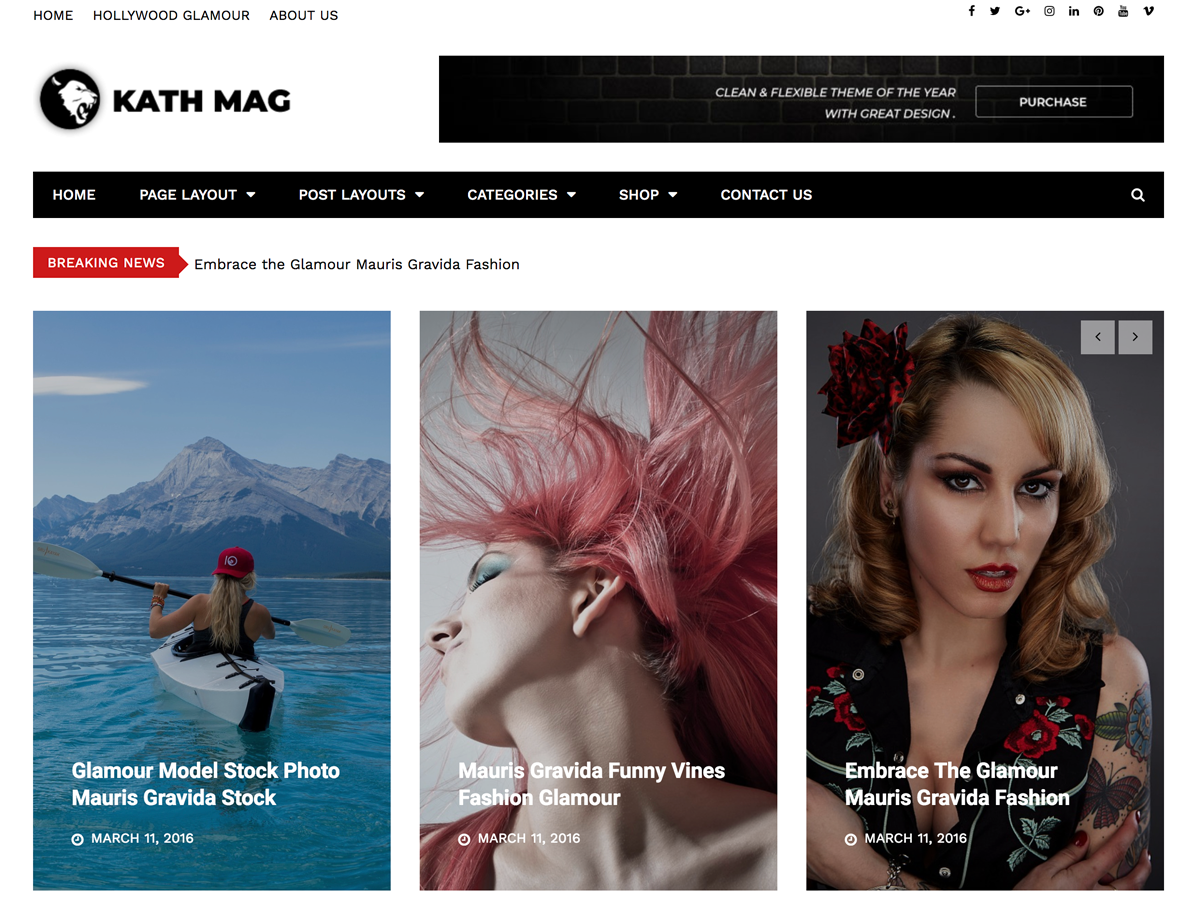 Kathmag Preview Wordpress Theme - Rating, Reviews, Preview, Demo & Download