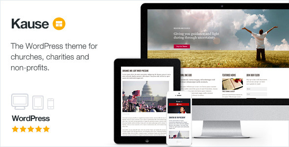 Kause Preview Wordpress Theme - Rating, Reviews, Preview, Demo & Download