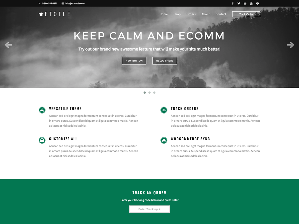 Keep Calm Preview Wordpress Theme - Rating, Reviews, Preview, Demo & Download