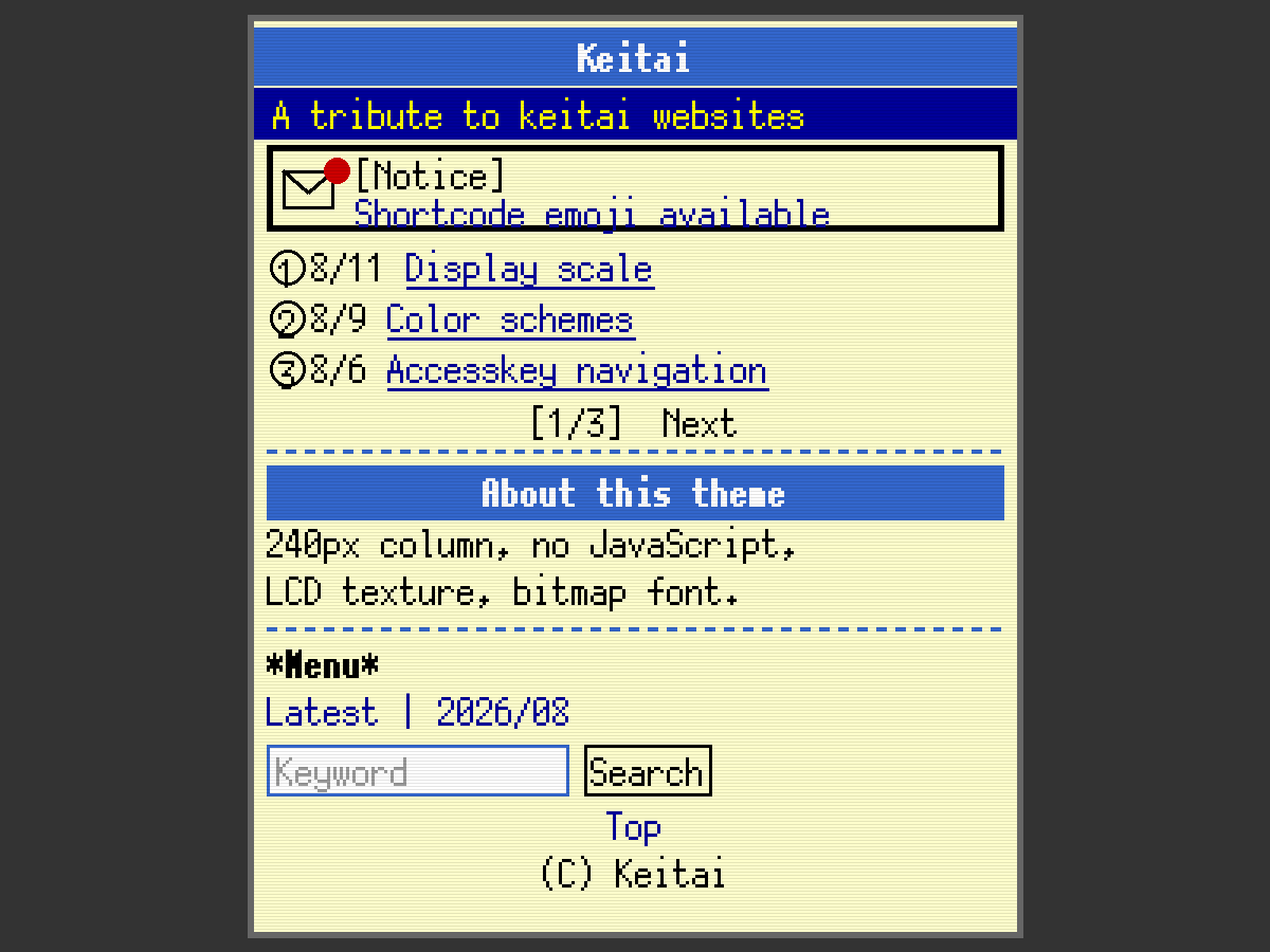 Keitai Preview Wordpress Theme - Rating, Reviews, Preview, Demo & Download