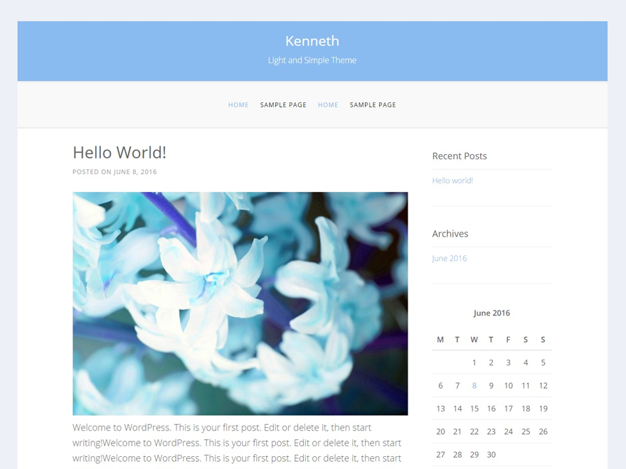 Kenneth Preview Wordpress Theme - Rating, Reviews, Preview, Demo & Download