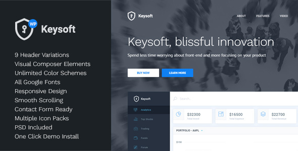 KeySoft Preview Wordpress Theme - Rating, Reviews, Preview, Demo & Download