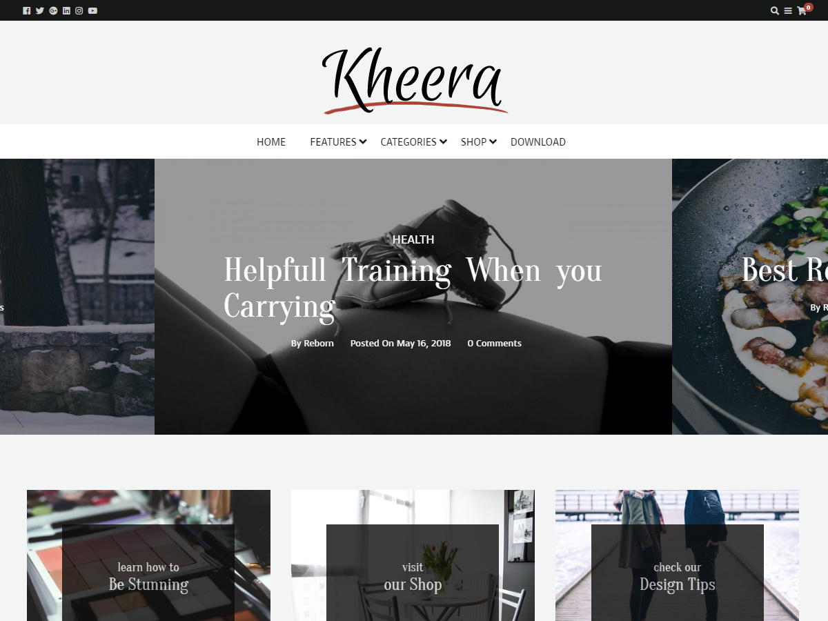 Kheera Preview Wordpress Theme - Rating, Reviews, Preview, Demo & Download