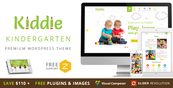 Kiddie Preview Wordpress Theme - Rating, Reviews, Preview, Demo & Download