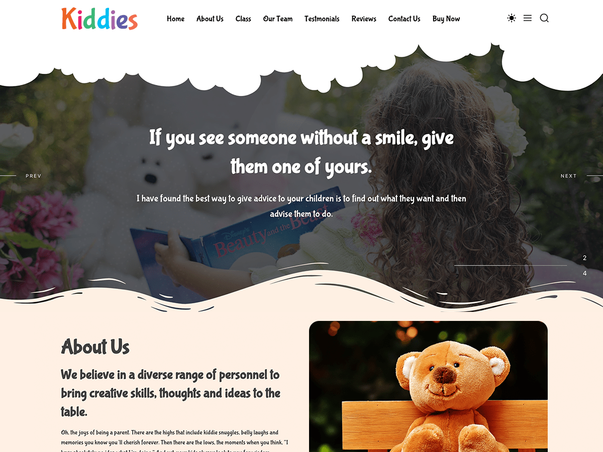 Kiddies Preview Wordpress Theme - Rating, Reviews, Preview, Demo & Download